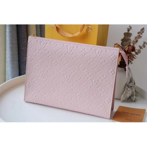 Louis Vuitton Monogram Empreinte Travel Pouch MM M41058 rózsaszín