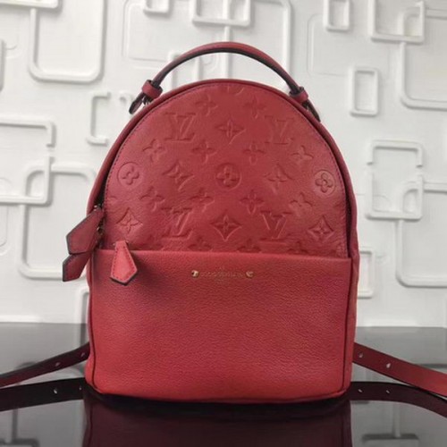 Louis Vuitton Monogram Empreinte SORBONNE HÁTIZSÁK M44016 Piros