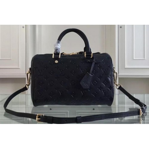 Louis Vuitton Monogram Empreinte Speedy válltáska 30 M91330 Fekete
