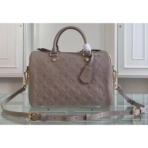 Louis Vuitton Monogram Empreinte Speedy válltáska 30 M91330 szürke
