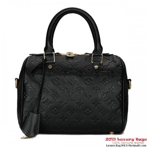 Louis Vuitton Monogram Empreinte Speedy Bandouliere 25 M40762 fekete