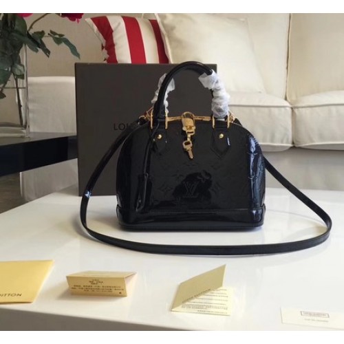 Louis Vuitton Monogram Vernis Alma BB M91606 Fekete