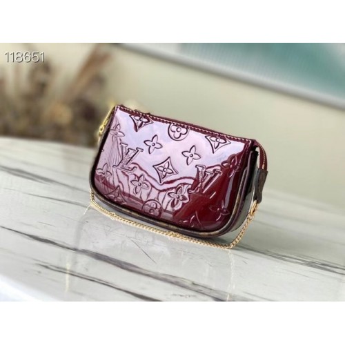 Louis Vuitton Monogram Vernis Mini Erszény Kiegészítők M58009 Lila