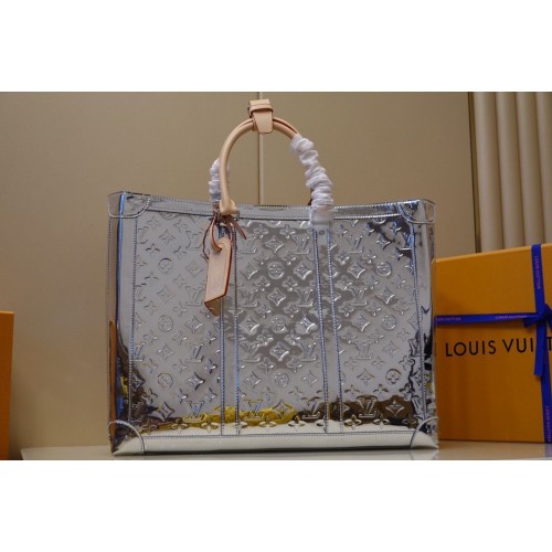 Louis Vuitton Monogram Vernis Lapos Táska Lakkbőr M46121 Ezüst