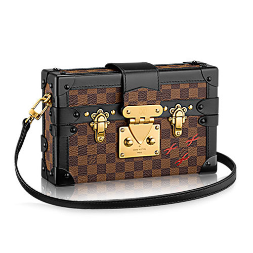 Louis Vuitton N41003 Petite Malle Damier Ebene vászontáska
