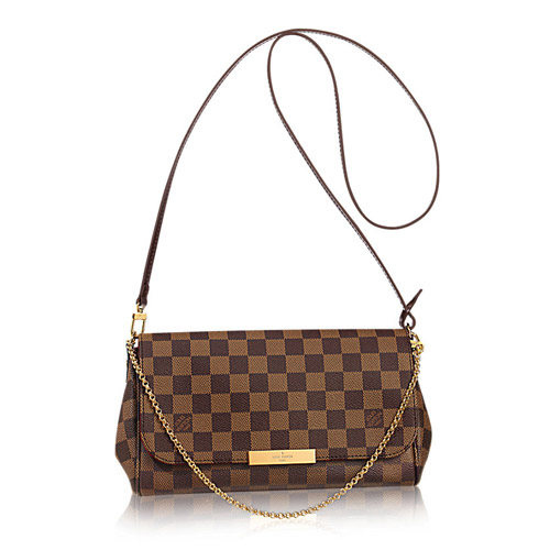 Louis Vuitton N41129 Damier Ebene Canvas kedvenc MM táska