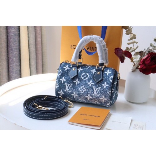 Louis Vuitton NANO SPEEDY M81213 kék