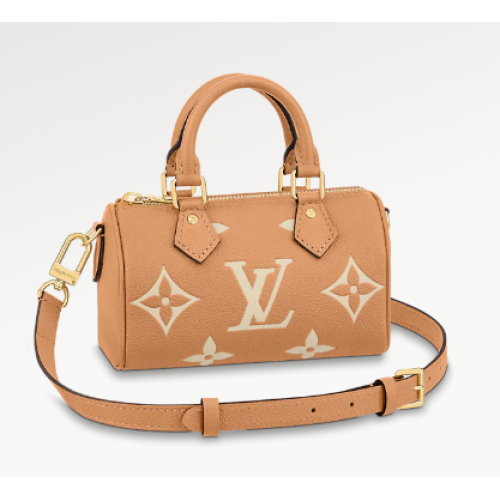 Louis Vuitton NANO SPEEDY M81457 Krém Bézs