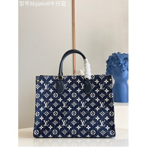 Louis Vuitton ONTHEGO farmer MM M59608 sötétkék