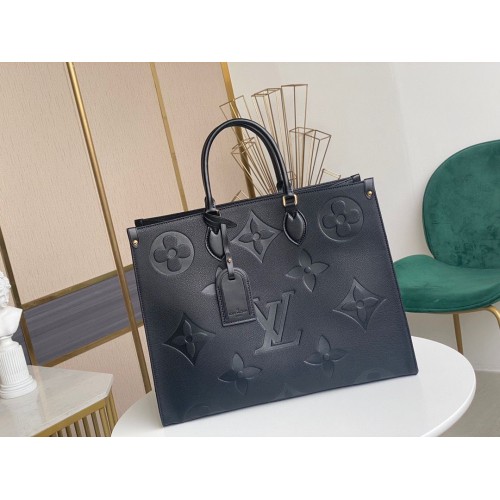 Louis Vuitton ONTHEGO Eredeti Bőr GM M44925 Fekete