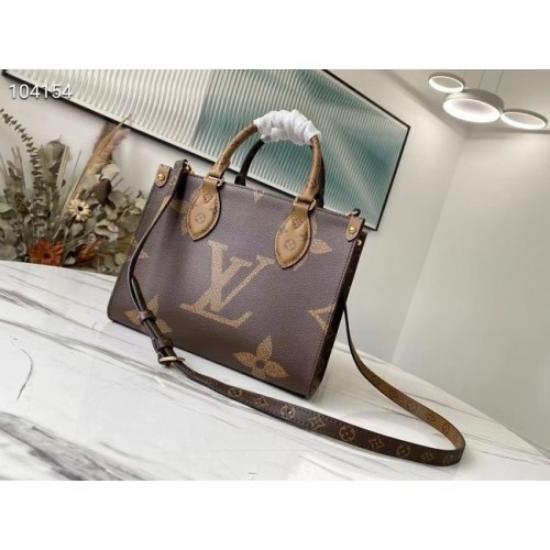 Louis Vuitton Onthego közepes méretű táska M45039 BARNA