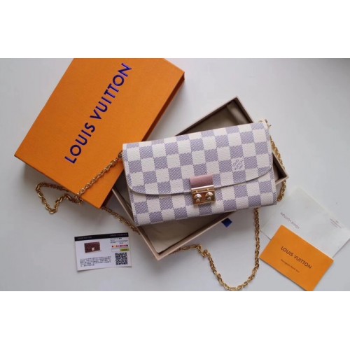 Louis Vuitton eredeti Damier Azur Canvas CROISETTE N61273