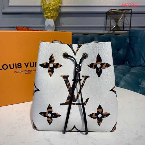 Louis Vuitton eredeti bőr neonoe táska M44717 fehér