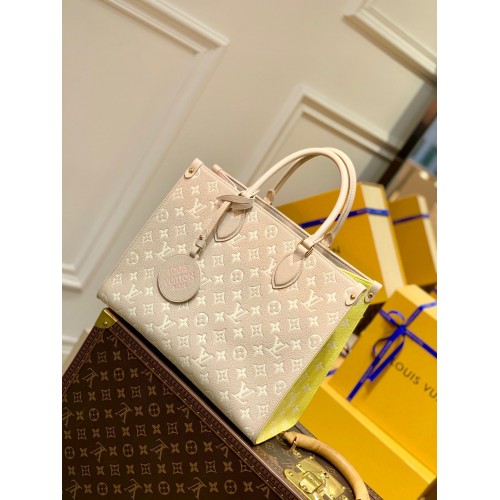 Louis Vuitton eredeti bőr ONTHEGO MM M46060 Rózsaszín