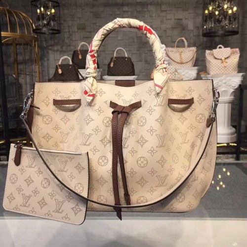 Louis Vuitton eredeti Mahina bőr GIROLATA M54401 törtfehér