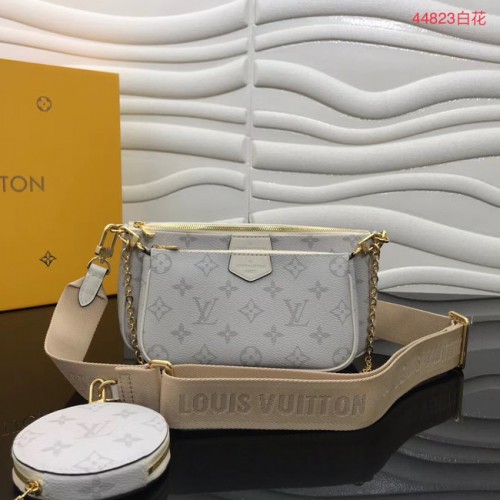 Louis Vuitton eredeti monogram vászon táska M44823 fehér