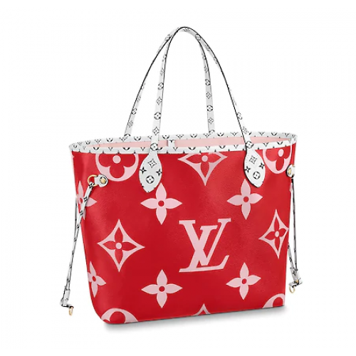 Louis Vuitton Eredeti Monogram Vászon NEVERFULL MM M44567 Piros