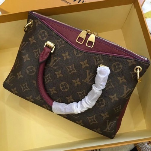 Louis Vuitton Eredeti Monogram Vászon Pallas M42961 Bordó