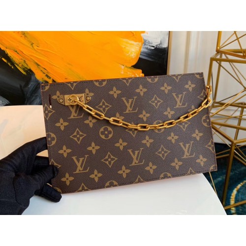 Louis Vuitton Eredeti Monogram Vászon Cipzáras Kuplungtáska M44388
