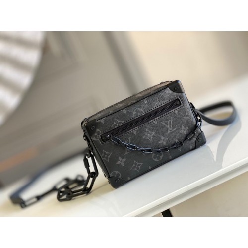 Louis Vuitton Eredeti Monogram Vászon Cipzáras Kuplungtáska M68906 fekete