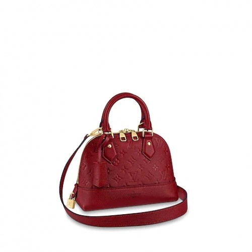 Louis Vuitton Eredeti Monogram Empreinte NEO ALMA BB M44866 Cherry Berry