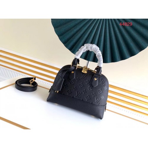 Louis Vuitton Eredeti Monogram Empreinte NEO ALMA BB M44866 fekete