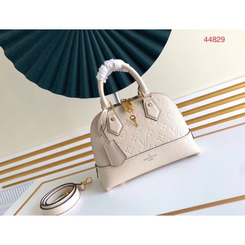 Louis Vuitton Eredeti Monogram Empreinte NEO ALMA BB M44866 fehér