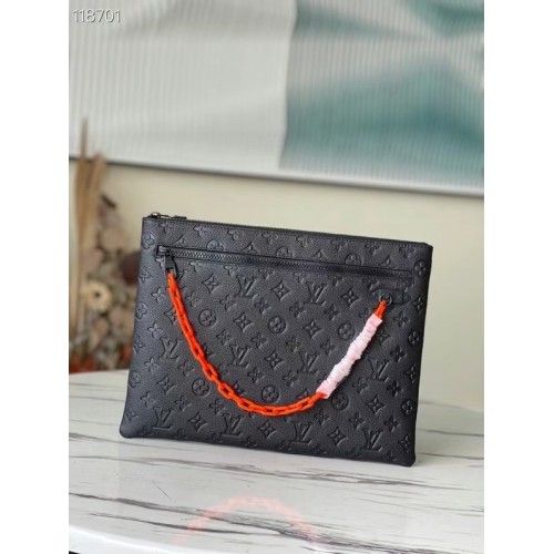 Louis Vuitton Eredeti Monogram Empreinte Pouch M67461 fekete