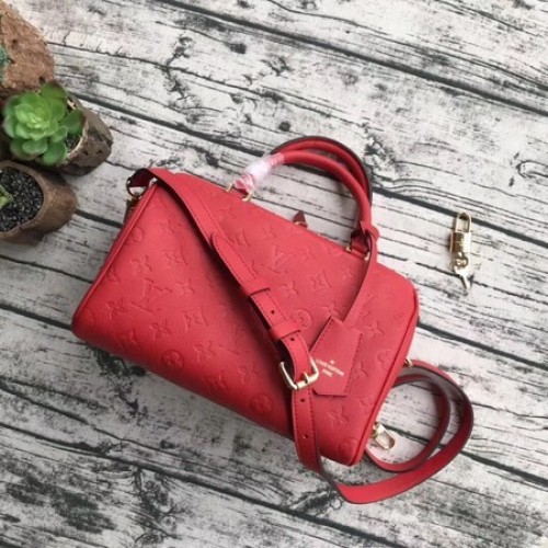 Louis Vuitton Eredeti Monogram Empreinte Speedy 42401 Red