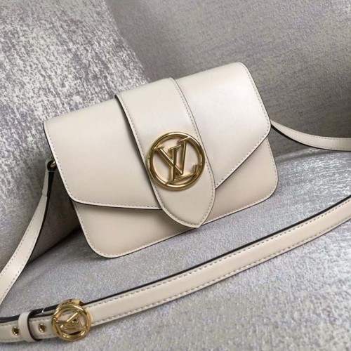 Louis Vuitton eredeti sima bőr táska M53950 fehér
