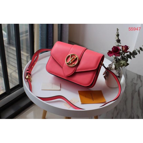 Louis Vuitton eredeti sima bőr táska M53950 rózsaszín