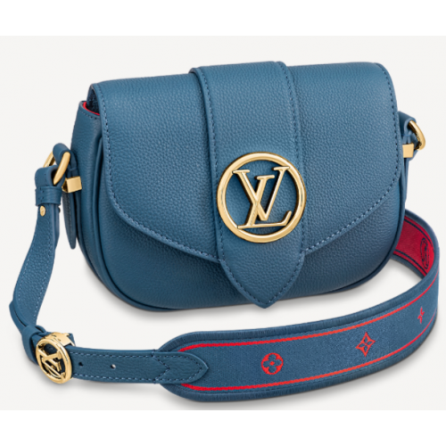Louis Vuitton PONT 9 SOFT PM M58728 kék