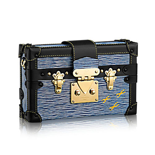 Louis Vuitton Petite Malle Epi Farmer Táska M50303 Denim Light