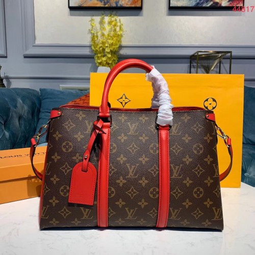 Louis Vuitton SOUFFLOT Medium táska M44817 piros