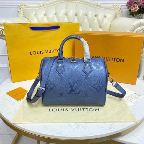 Louis Vuitton SPEEDY BANDOULIERE 25 M58947 kék