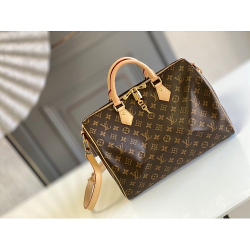 Louis Vuitton Speedy 35 Eredeti Bőr Vállpántos Táska M40392
