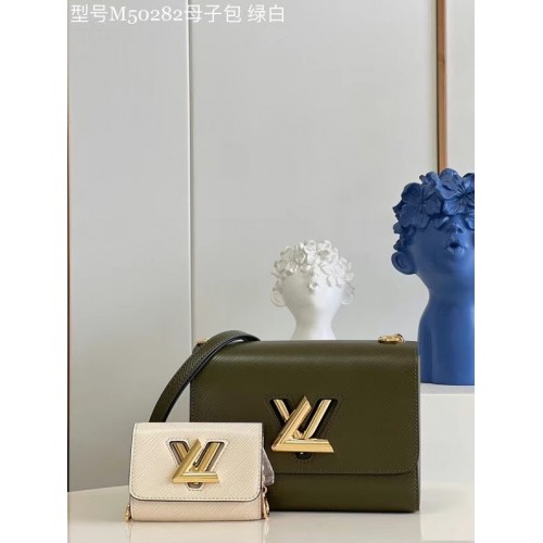 Louis Vuitton TWIST PM M59886 Kaki Fehér Kvarc Táska