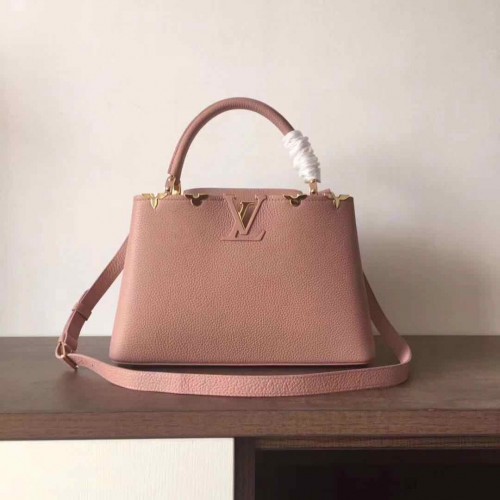 Louis Vuitton eredeti elegáns Capucines BB táska M94517 rózsaszín