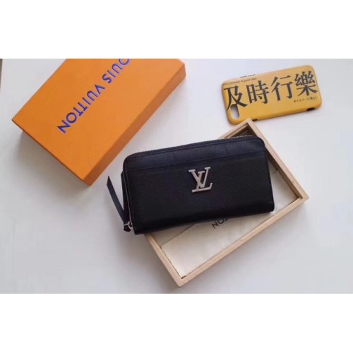 Louis Vuitton eredeti ZIPPY LOCKME táska M62622 FEKETE