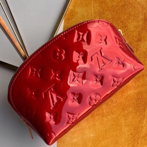 Louis vuitton Monogram Vernis Bőr Kozmetikai Taska M90172 Burgundia