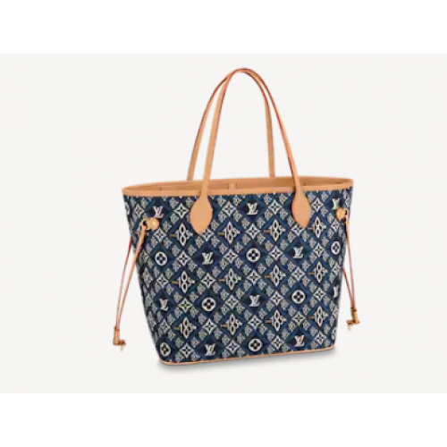 Louis vuitton 1854 ÓTA NEVERFULL MM M57484 kék
