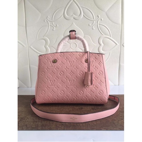 Louis Vuitton Mongram Empreinte Montaigne N41046 Pink