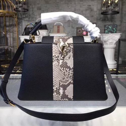 Louis vuitton eredeti CAPUCINES N94220 FEKETE