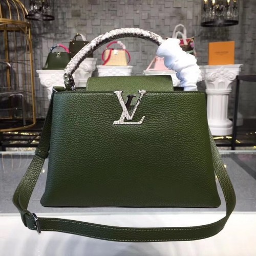Louis vuitton eredeti CAPUCINES PM M94586 zöld