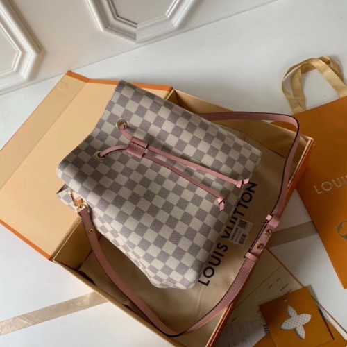 Louis vuitton eredeti Damier Azur NEONOE táska N44022 rózsaszín