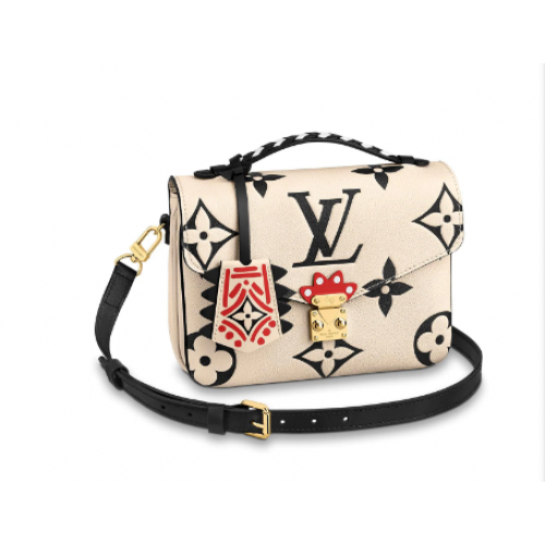 Louis vuitton eredeti Louis Vuitton CRAFTY POCHETTE METIS M45384 fehér