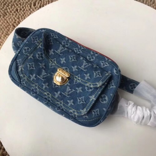 Louis vuitton eredeti OUTDOOR Pocket táska M44466 kék