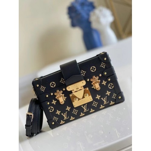 Louis vuitton eredeti PETITE MALLE táska M57817 fekete