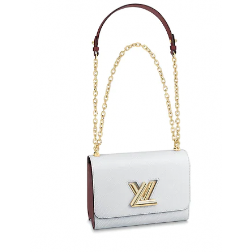 Louis vuitton eredeti TWIST MM M53596 Blanc táska