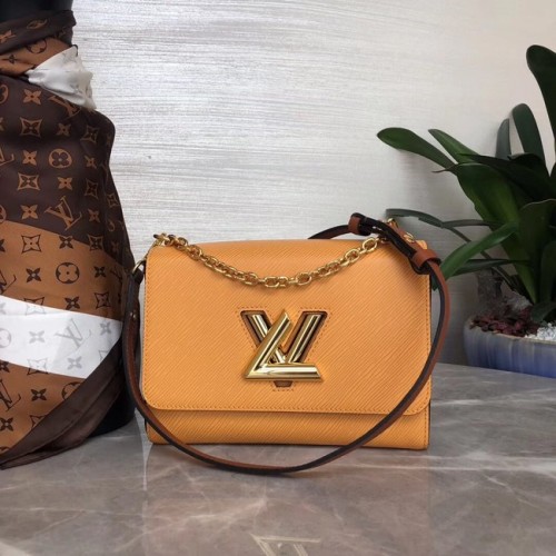 Louis vuitton eredeti TWIST MM M53597 sárga